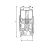 PERFEXIM Głowica Cieczowa Termostatyczna Biała M30 x 1,5 TRCD10W 20-107-0400-100
